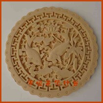 Haiheng sculpture sandstone carved relief light transmission pendant Hotel Villa club decoration materials Chinese pendant 2
