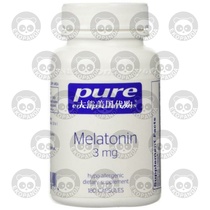 Pure Encapsulations Melatonin 3mg Hypoallergenic Supplement