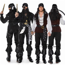 Halloween costume Pirates of the Caribbean costume Masquerade Pirate cos Captain Jack Adult mens and womens clothing