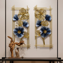 Ginkgo biloba light luxury wall decoration new Chinese style decoration living room background wall pendant bedroom wall decoration wall decoration