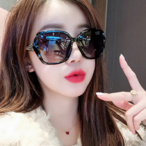 Sunglasses Female Polarized anti-UV 2022 new net red ink mirror female summer round face large face with slim driving glasses