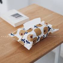 Simple and simple grocery day style and style and cloth art paper towels Creative Tea Table Tabletop Paper Towels Box Crammy for paper collection 8504