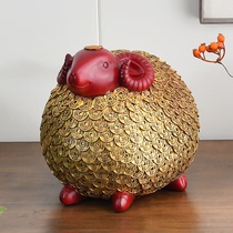 Zodiac sheep Adult piggy bank Adult piggy bank Household personality oversized piggy bank living room lucky ornaments