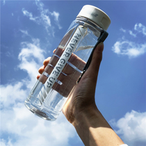 tritan sports water cup Mens and womens plastic space cup Outdoor portable student anti-fall large capacity kettle transparent