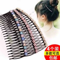 4 packs of Korean hairpins the back of the head the hair comb the bangs the clip the headdress the female edge the clip the top chuck the hair card
