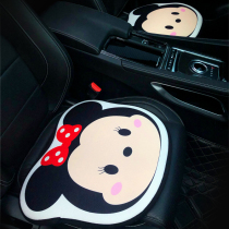 Car cushion summer cool pad ins net red goddess four seasons universal monolithic rear seat cushion linen three-piece set