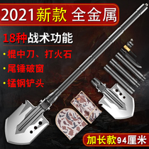  Sapper shovel Chinese military version of multi-function manganese steel portable military shovel stick knife outdoor self-defense supplies weapon