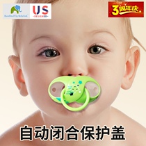 Ruibaoduo 2-pack pacifier Baby super soft sleep type newborn comfort pacifier 0-6-18 months