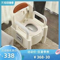 Elderly sitting defecation chair removable toilet adult pregnant woman toilet portable home room Deodorant Toilet Chair