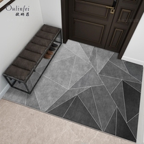 Nordic light luxury floor mat entry door mat entrance carpet home entrance living room entrance mat can be cut and scrubbed