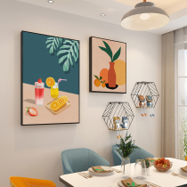 Creative living room dining room wall wall decoration pendant modern minimalist dining room background wall hanging decoration combination wall decoration