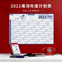 2021 Daily schedule Winter vacation plan Good habits Wall sticker calendar Work and rest time artifact Management schedule Children primary school students graduate school self-discipline punch-in table Learning table 100-day plan