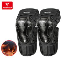Winter thermal protection kneecap electric motorcycle guard riding anti-fall leg locomotive rider equipped knee windproof man