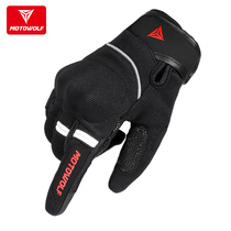 Motorcycle riding gloves anti-fall Knight equipment locomotive breathable motorcycle travel Four Seasons full finger touch screen protection autumn and winter women