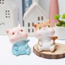 College student dormitory decoration ornaments desktop desk creative men cake props rabbit dog gifts boy day