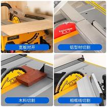  8 inch household woodworking g table saw small multi-function cutting machine disc saw 45 degree precision desktop chainsaw cutting machine