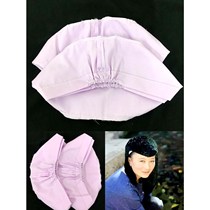 Muslim headscarf Qinghai hijab Hui Salar Muslim National gauze women headscarf bottom hat lavender