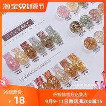 Dan Finger Crane 2021 original new Japanese color Rock gel canned durable white sequins shiny nail shop dedicated