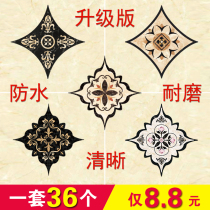 Floor stickers Tiles Stickers Creative Living Room Ground Floor Tiles Collage WATERPROOF AND ABRASION RESISTANT GROUND APPLID ANGLE FLOWER APPLID SELF-STICK