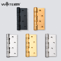 Weist 304 stainless steel wooden door flat opening hinge thickened door hinge 4 inch 5 inch silent folding sheet single piece