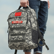 Outdoor 2021 new military fans hiking bag men camouflage shoulder tactical backpack three-level schoolbag waterproof backpack