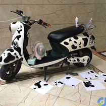Electric car sticker full body large area waterproof sunscreen sticker decoration body film change color Net red scooter