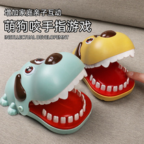 Bite fingers Little Crocodile Children Dinosaur Tricky Toy Boy Press Tooth Big Shark Bites Mouth Pull Teeth Hand