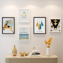 Modern Minimalist Photo Wall non-hole creative photo frame combination wall decoration living room wedding photo bedroom background wall