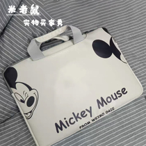 Laptop bag portable suitable for Apple mac millet air Dell 13 3 inch Lenovo small new pro 14 beautiful 15 6 liner cute female art shoulder oblique protection simple