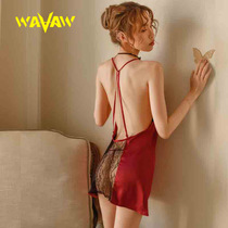 Sexy pajamas Womens Small breasts uniform temptation teasing emotions transparent lace hot passion lingerie summer
