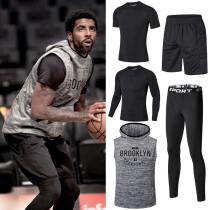 Owen autumn and winter basketball training suit jersey running gym sportswear quick-drying tights sports equipment