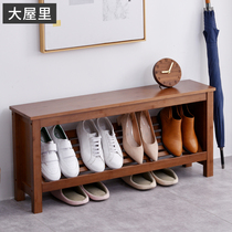 Door ultra-thin shoe stool Shoe cabinet Ultra-narrow creative shoe stool Door can sit shoe cabinet Simple modern long stool
