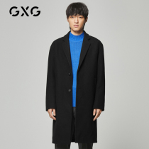 (New) GXG mens 2021 autumn black fashion casual long coat coat coat mens GY126149GV