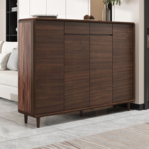Shoe cabinet home door porch cabinet living room entrance solid wood modern large-capacity partition Hall Cabinet simple double-sided Storage
