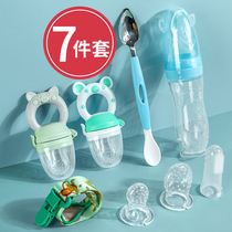 Children bite bag fruit vegetable music supplementary food bag fruit pacifier baby tooth gum grinding tooth stick baby 3-6-12 months