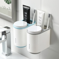 Toothbrush Shelf Home Wall-mounted Toilet Home Toothbrush Combination Free Of Punch Mouthwash Cup Suit Toothbrush Box