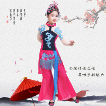 Childrens Pretty Flower Dan Performance Costume Heart Ling Xi Costume Dance Little Flower Dan Costume Peking Opera Opera Performance Costume Girl