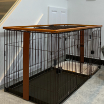 Dog cage Small dog Household indoor dog cage Medium and large dog with toilet Kennel Bomei pet fence Dog fence