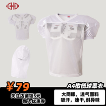 American football training gown Jersey adult children A4 anti-scratch sleeve armor olive ball suit