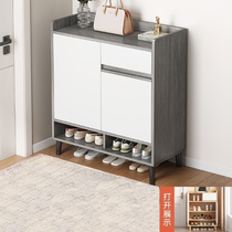 Entrance door shoe cabinet household door entrance door dust shoe frame outside the door door to wall collection cabinet small household type simple