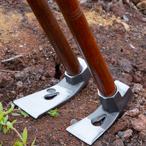 Old-fashioned small hoe farming tool for multifunctional cultivation of grass artifacts for digging land manganese steel small hoe agricultural tool