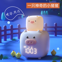 Alarm clock mute student bedside timing luminous sound large volume multi-function cartoon cute childrens special