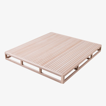 Full beech wood row frame 1 5m rigid mattress waist protection spine solid wood strip bed board 1 8 m wooden board customization