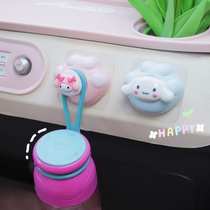 Five Rhombus Macrogloss Mini Interior Arrangement On-board Hooks Powerful no-mark Hook Cute Cat Paw Concealed hook