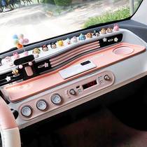 Wuling Hongguang mini interior layout macaron central control instrument panel anti-skid mat accessories mini EV Storage Modification