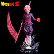 Dragon Ball BY PEACH RED black Wukong Zamas rose red model hand GK limited statue animation chassis ornaments
