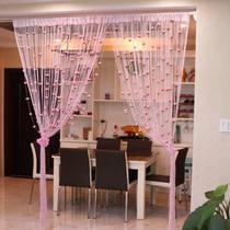 Rose curtain encryption curtain partition porch curtain partition entrance curtain bed curtain wedding background curtain export pastoral