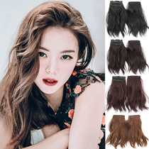 Pad hair curly hair pad hair root piece invisible natural wig female short spiral roll fluffy sides thickened