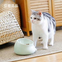 Douban cat tableware cat bowl ceramic protection cervical vertebra anti-knock food Basin Natural series