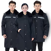 Work clothes big cotton-padded clothes old people's cotton-padded coat northeast big cotton-padded jacket cold-proof labor protection workers cotton-padded jacket long hooded children